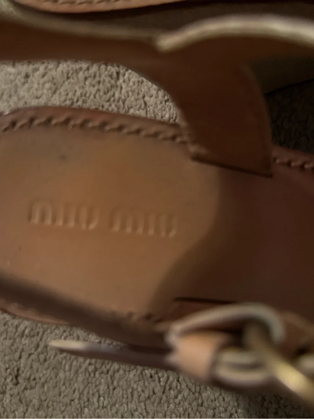 Miu Miu Suede and Leather Wedges Size 37
